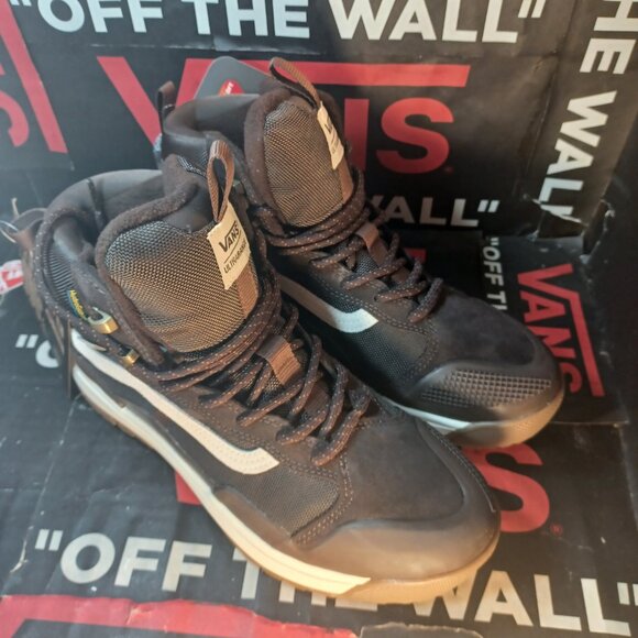 Vans Men's 9/Women's 10.5 Ultrarange Exo Hi MTE 2 Demitasse Brown Boots - Picture 10 of 14